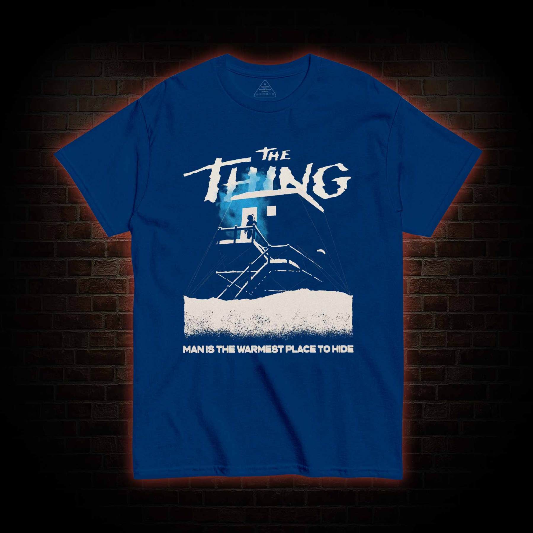 Man is the Warmest Place to Hide T-shirt