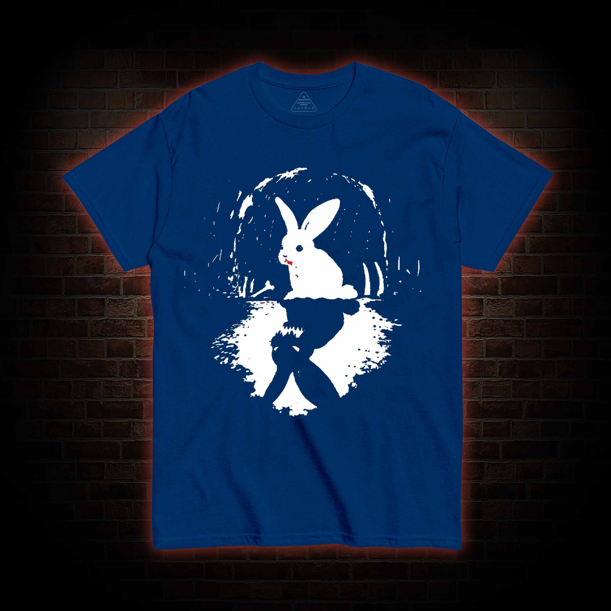 Surreal Duality Rabbit Reflection T-shirt