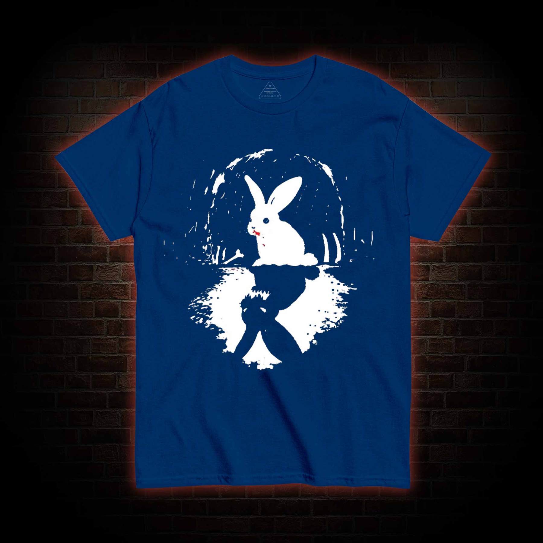 Surreal Duality Rabbit Reflection T-shirt