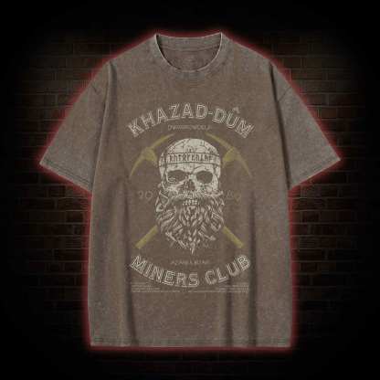 The Mines Of Moria Washed T-shirt
