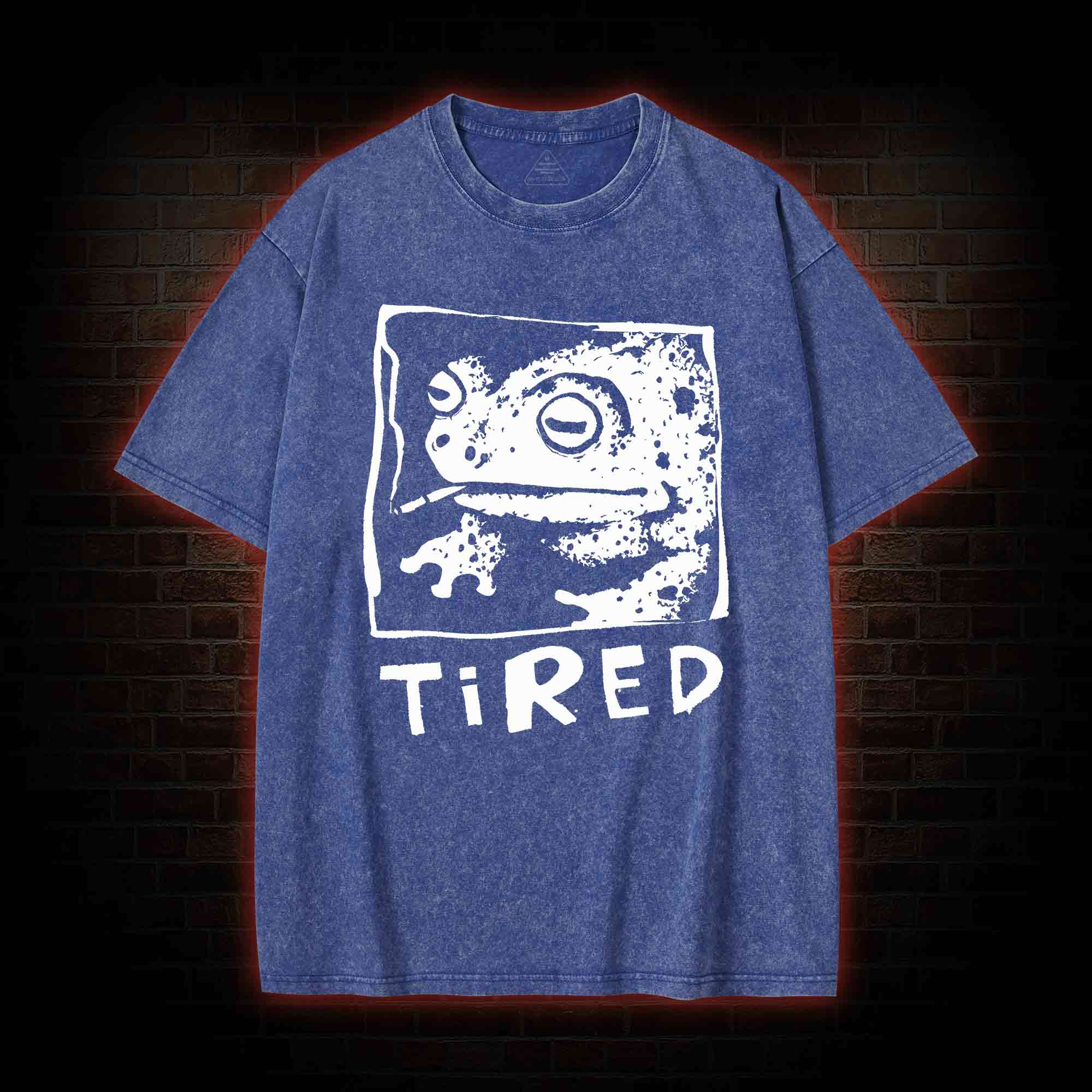 Tired Frog Washed T-shirt
