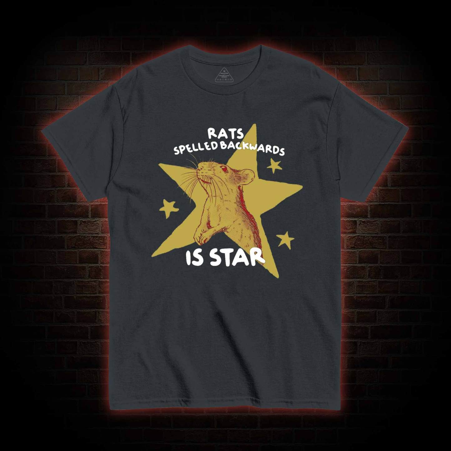 Rats Spelled Backwards is Star T-shirt