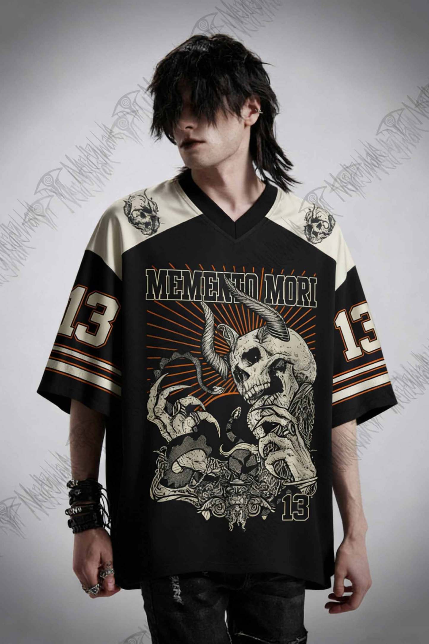 Memento Mori Horror Oversized Jersey