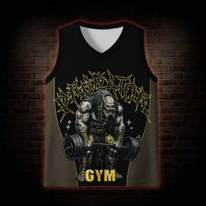 Alien Hunter Gym Mesh Jersey Tank Top