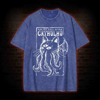 The Call Of Cathulhu Essential Washed T-Shirt