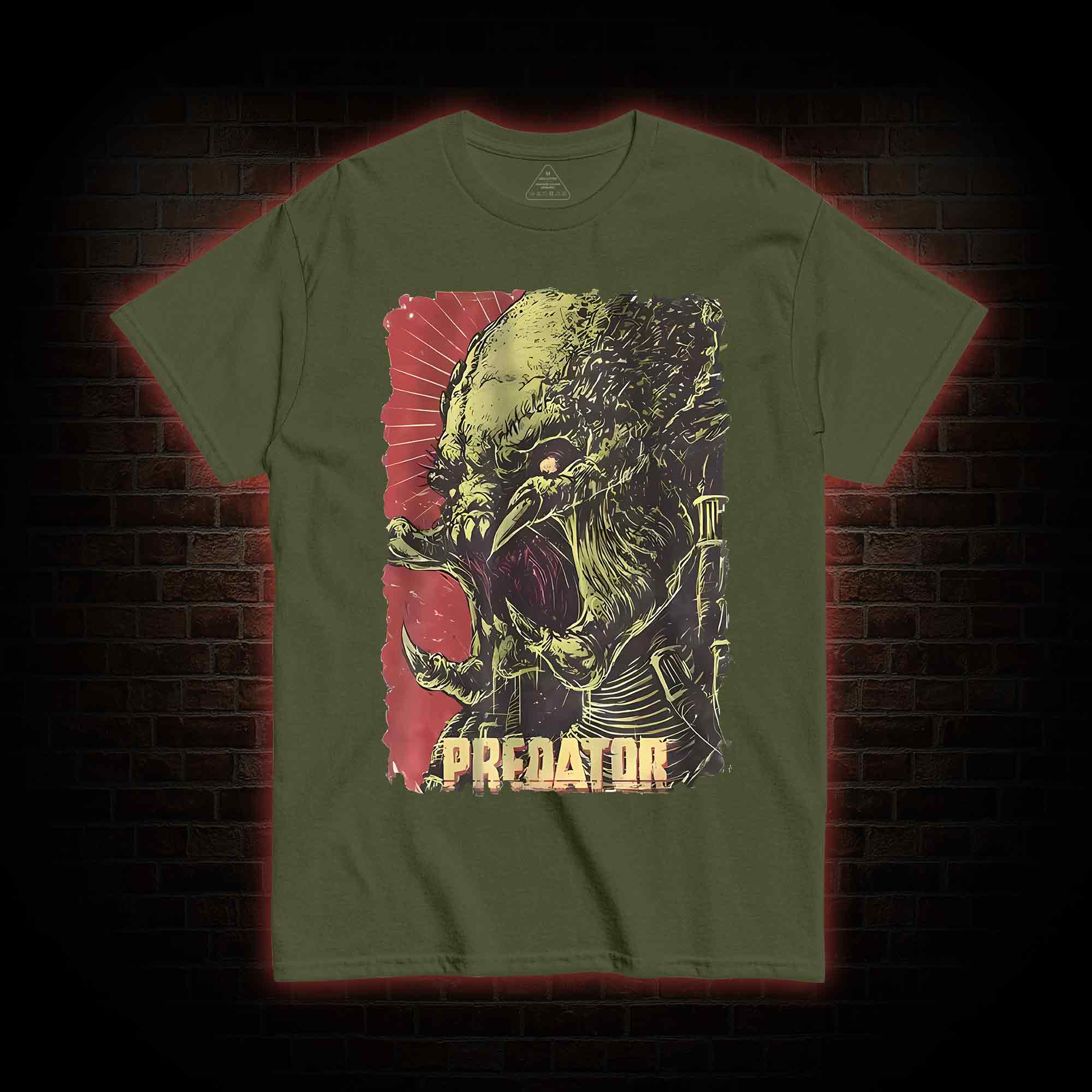 Alien Vs Alien Hunter Vintage Movie T-shirt