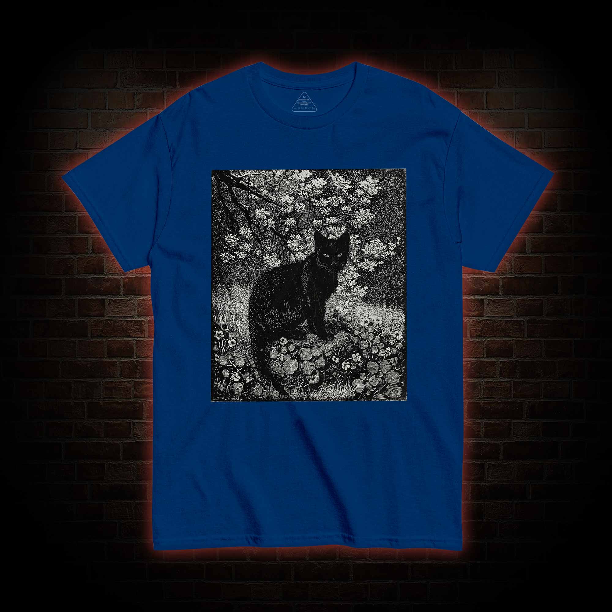 Vintage Black Cat T-shirt