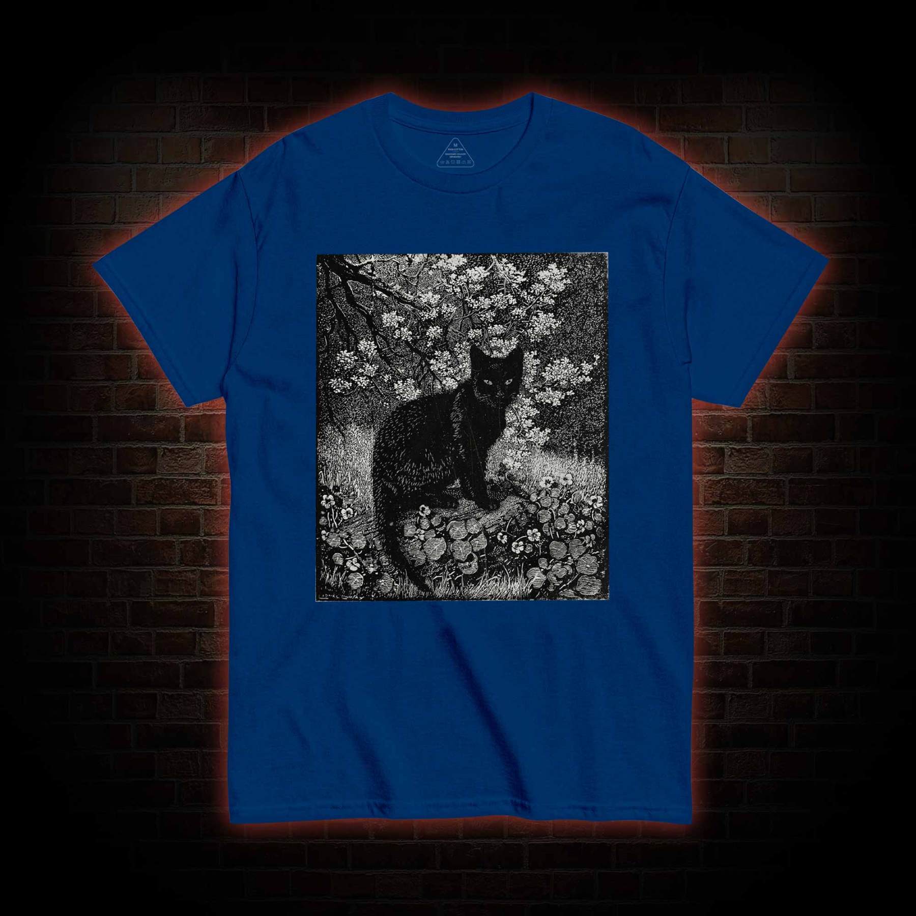 Vintage Black Cat T-shirt