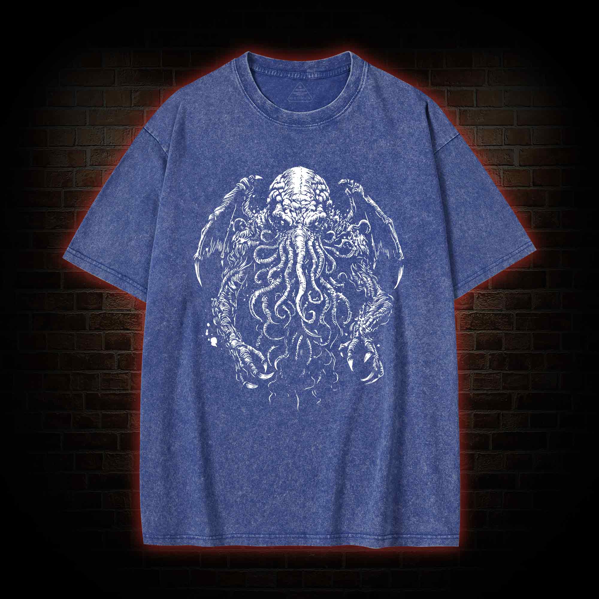 The Great Old One Cthulhu Washed T-Shirt