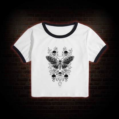 Skull Moth Baby Tee