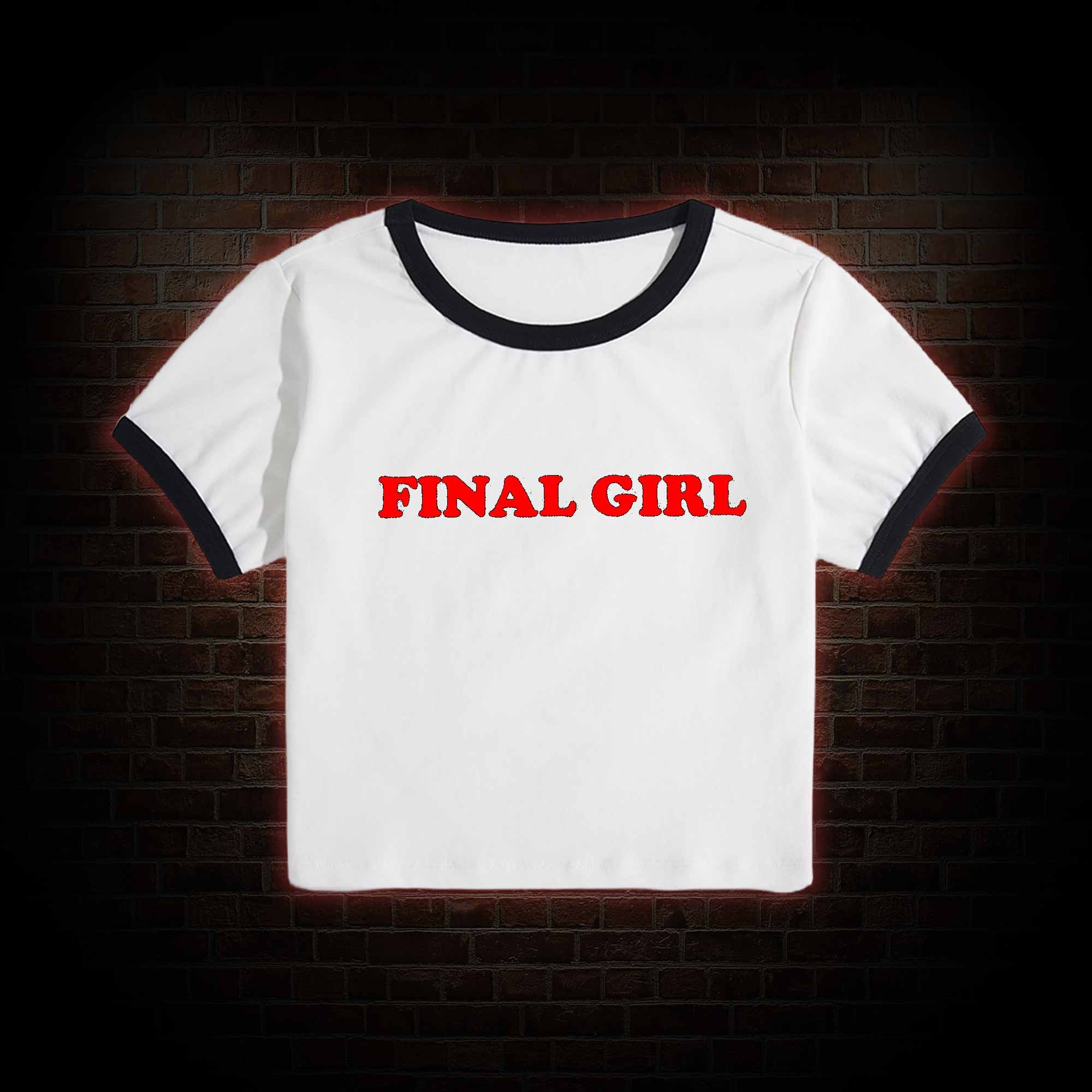 Horror Final Girl Baby Tee