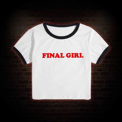 Horror Final Girl Baby Tee