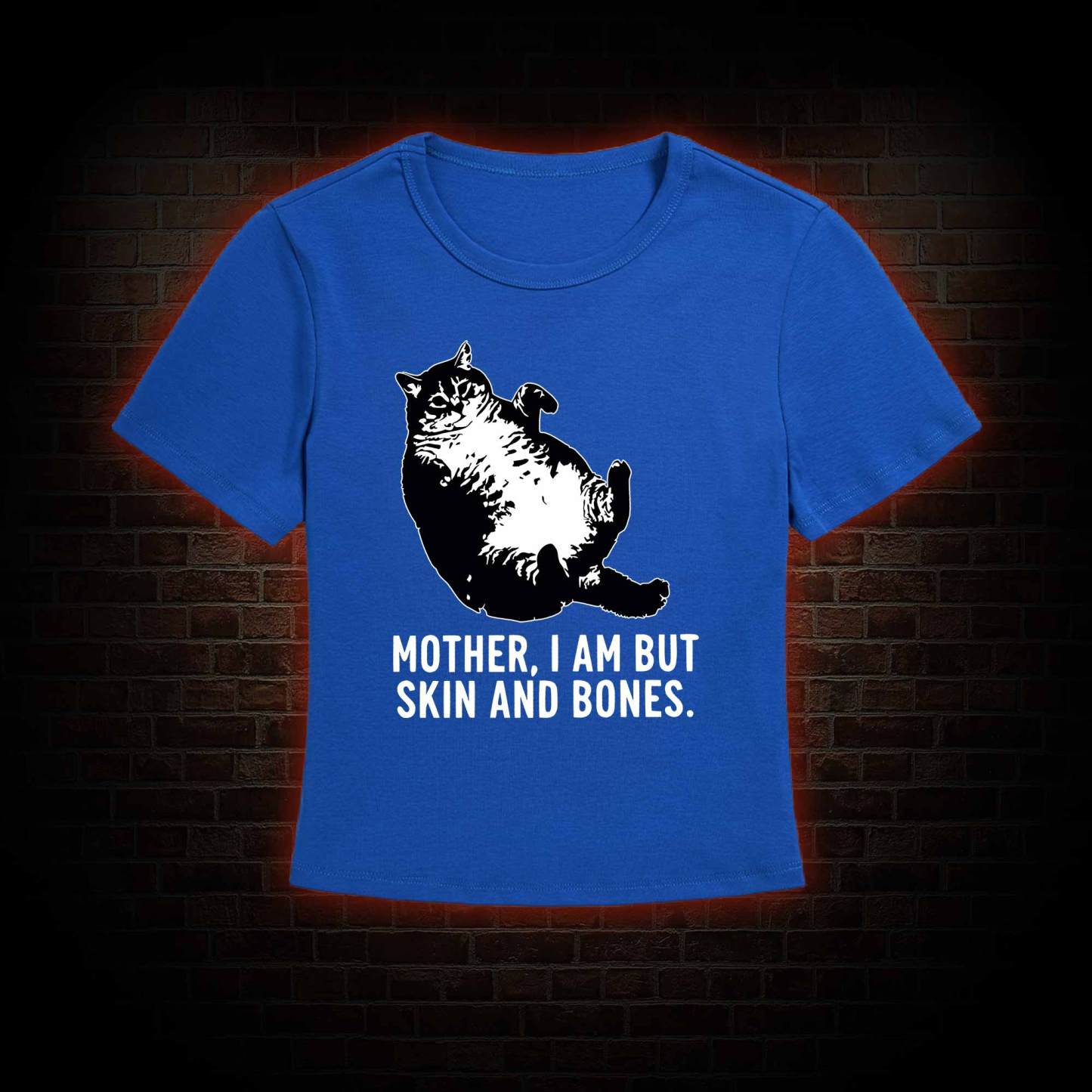 Mother I Am but Skin and Bones Slim Fit T-Shirt