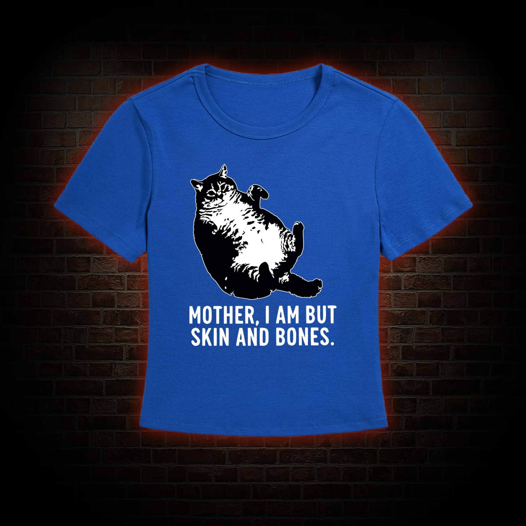 Mother I Am but Skin and Bones Slim Fit T-Shirt