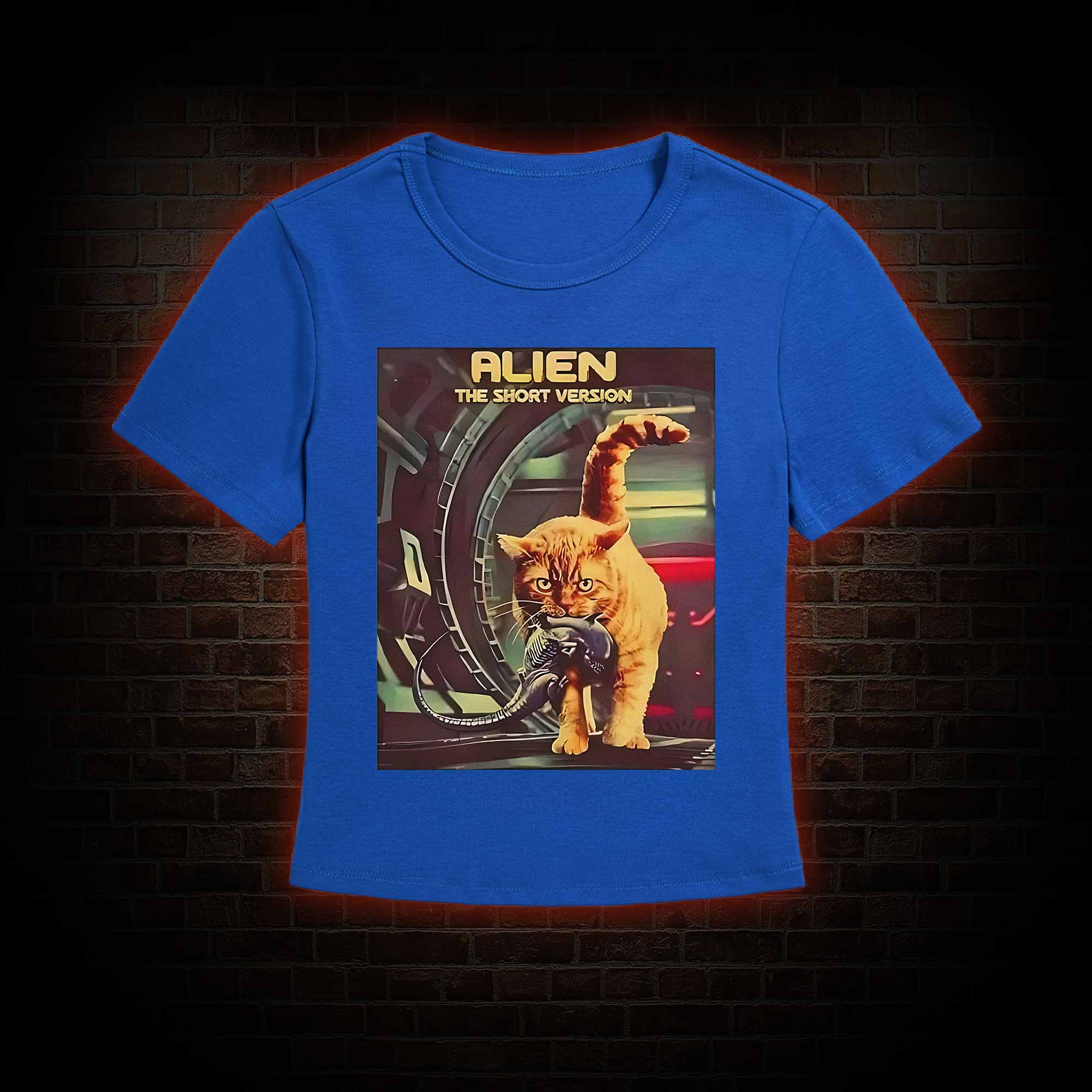 Alien Cat Slim Fit T-Shirt