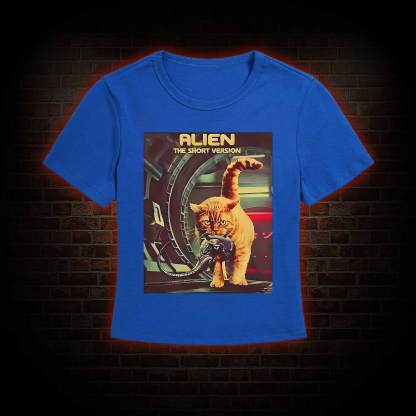 Alien Cat Slim Fit T-Shirt