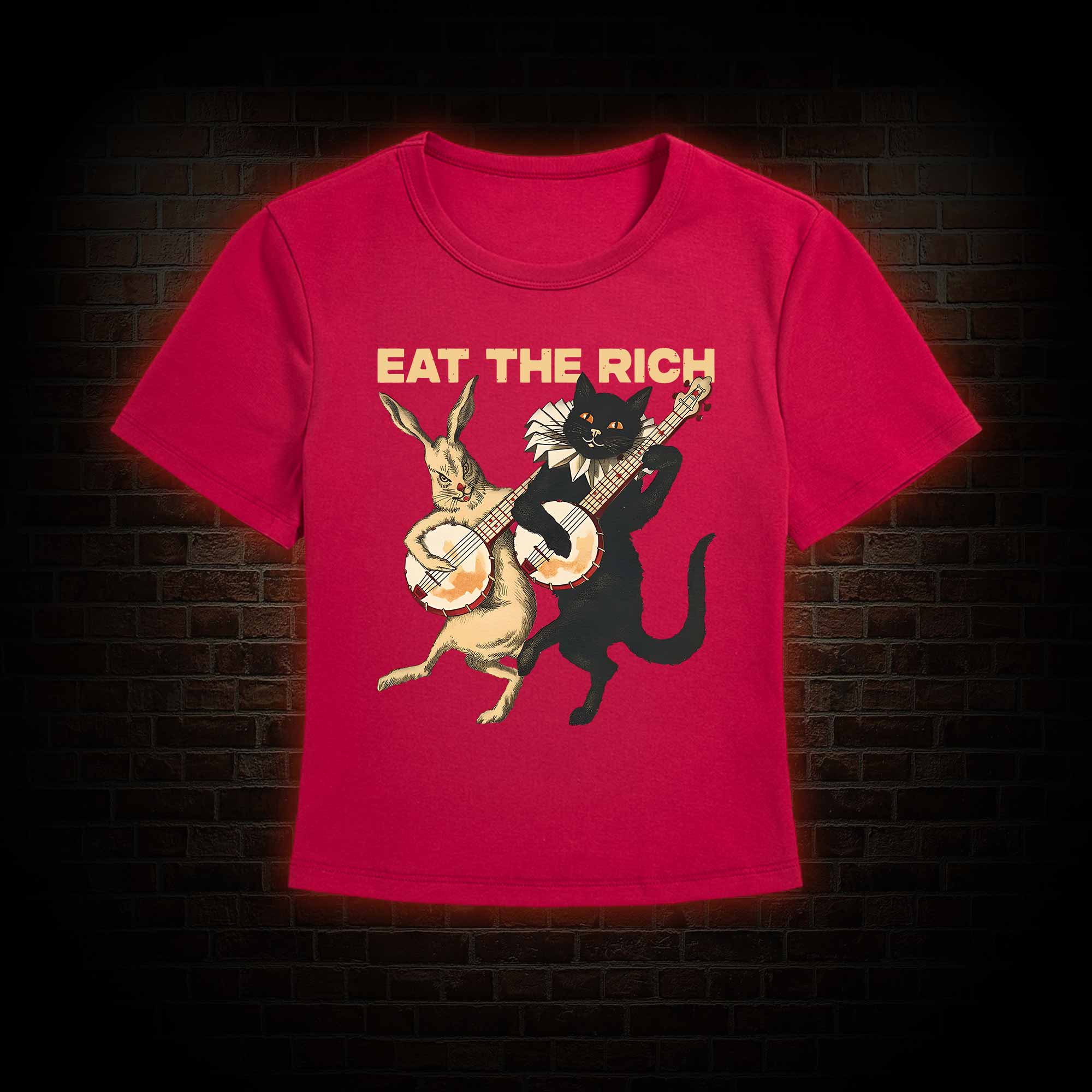 Eat The Rich Slim Fit T-Shirt