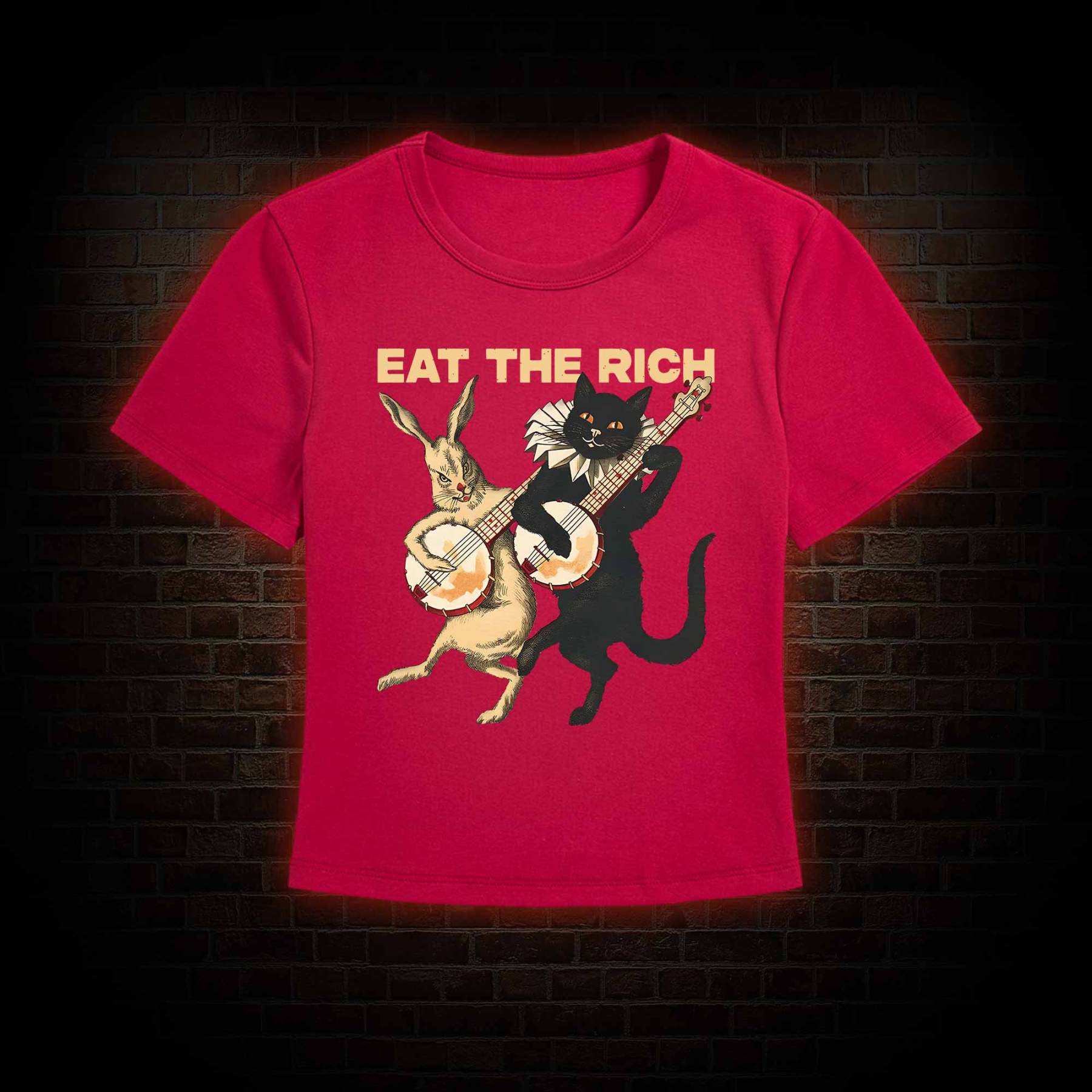 Eat The Rich Slim Fit T-Shirt