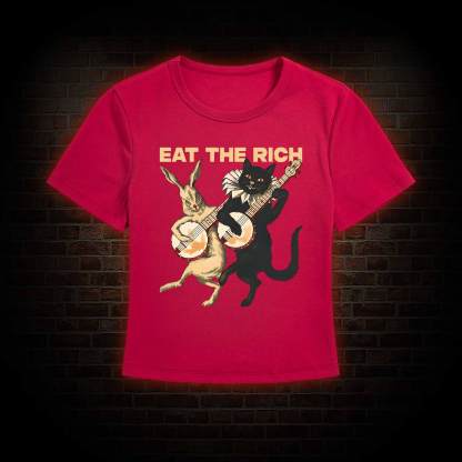 Eat The Rich Slim Fit T-Shirt