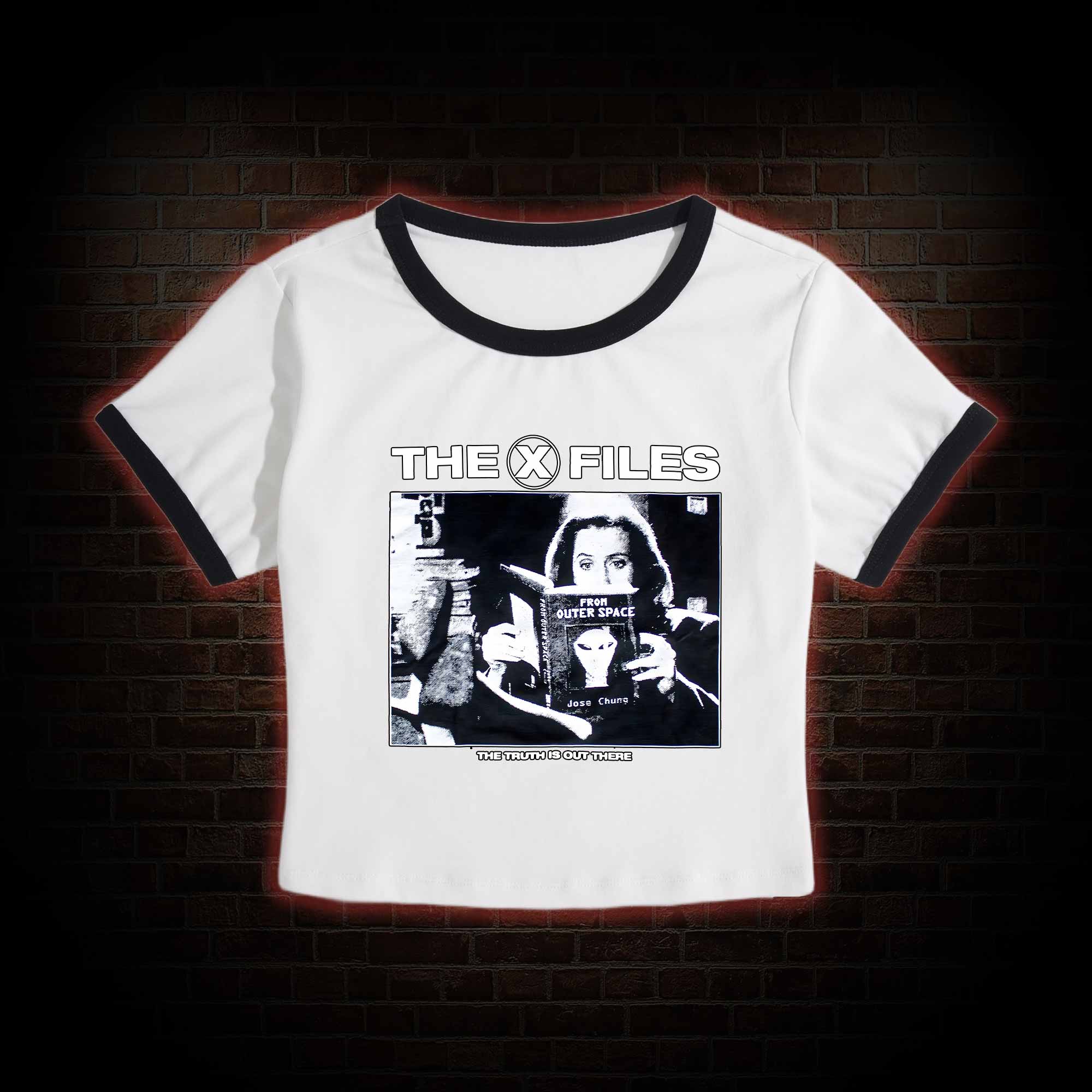 The Truth Is Out There Slim Crop T-Shirts