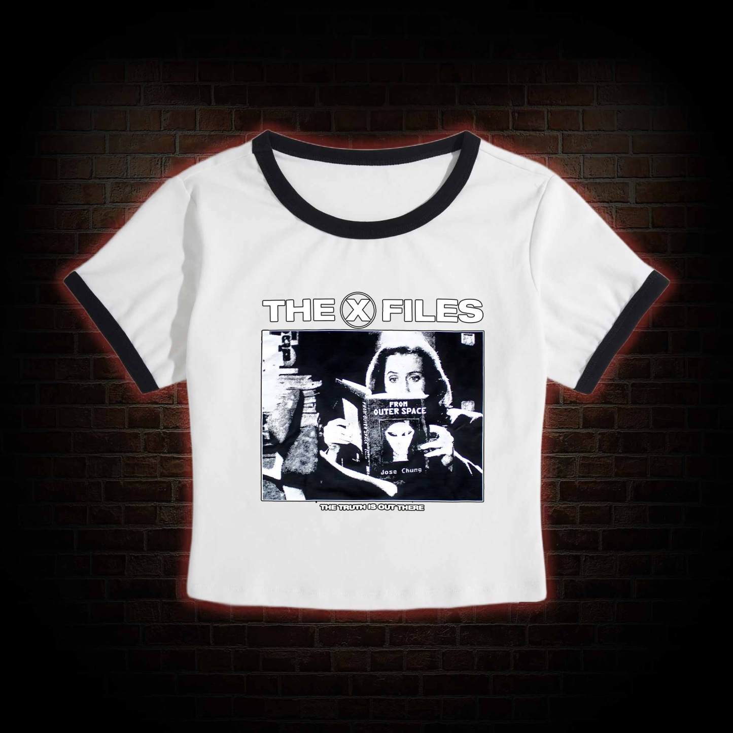 The Truth Is Out There Slim Crop T-Shirts