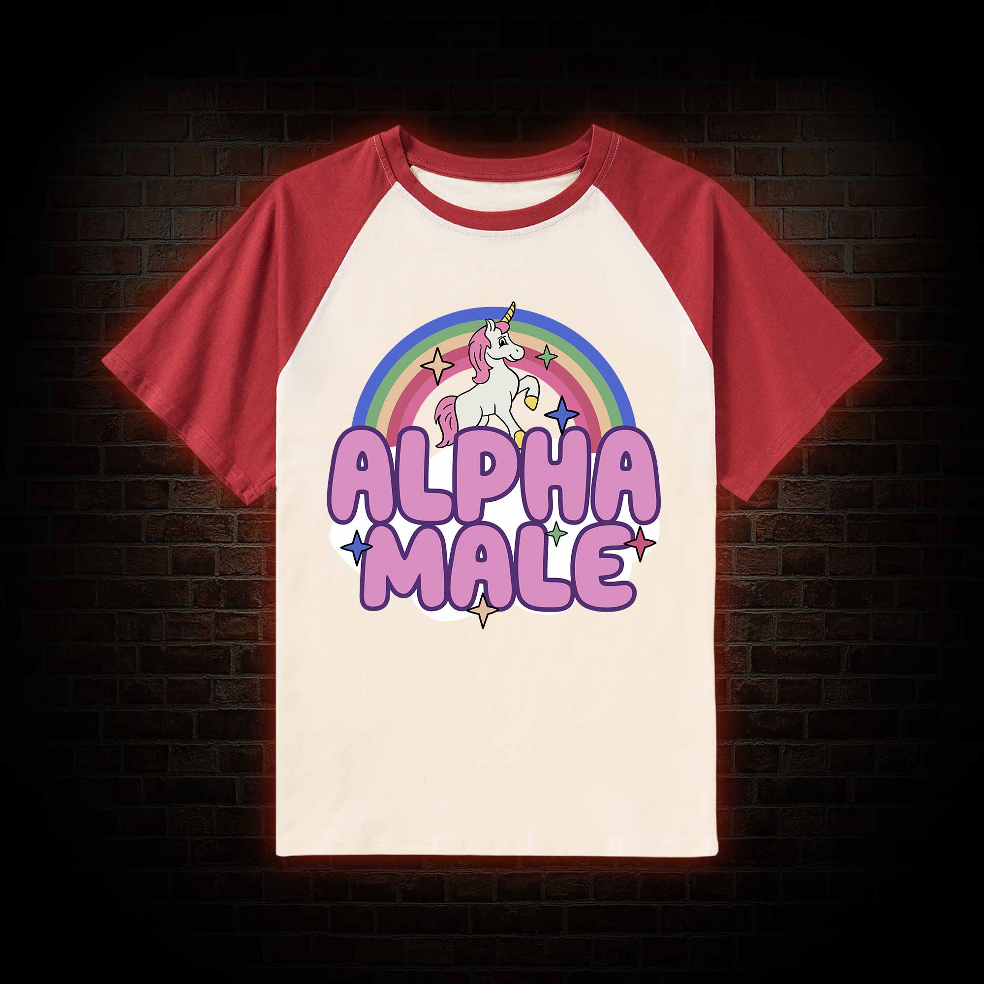 Alpha Male Raglan T-shirt