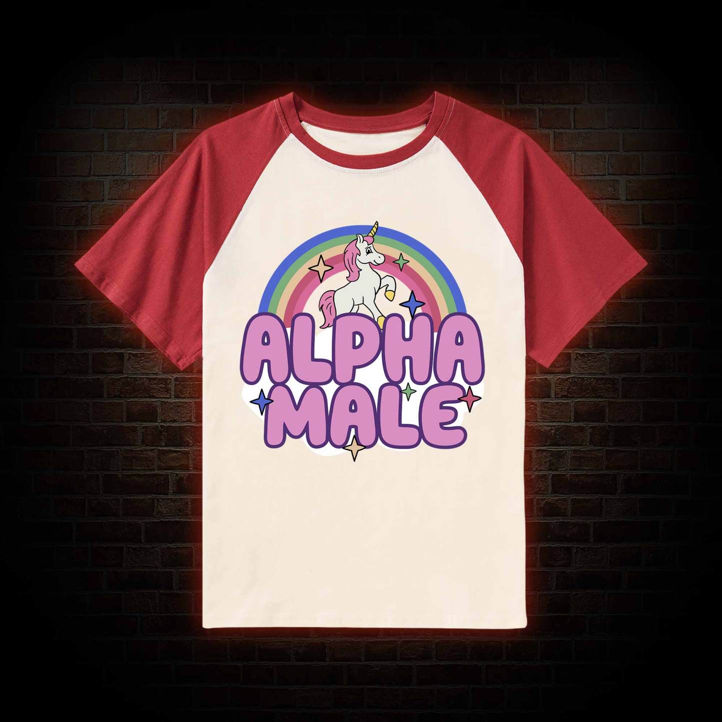 Alpha Male Raglan T-shirt