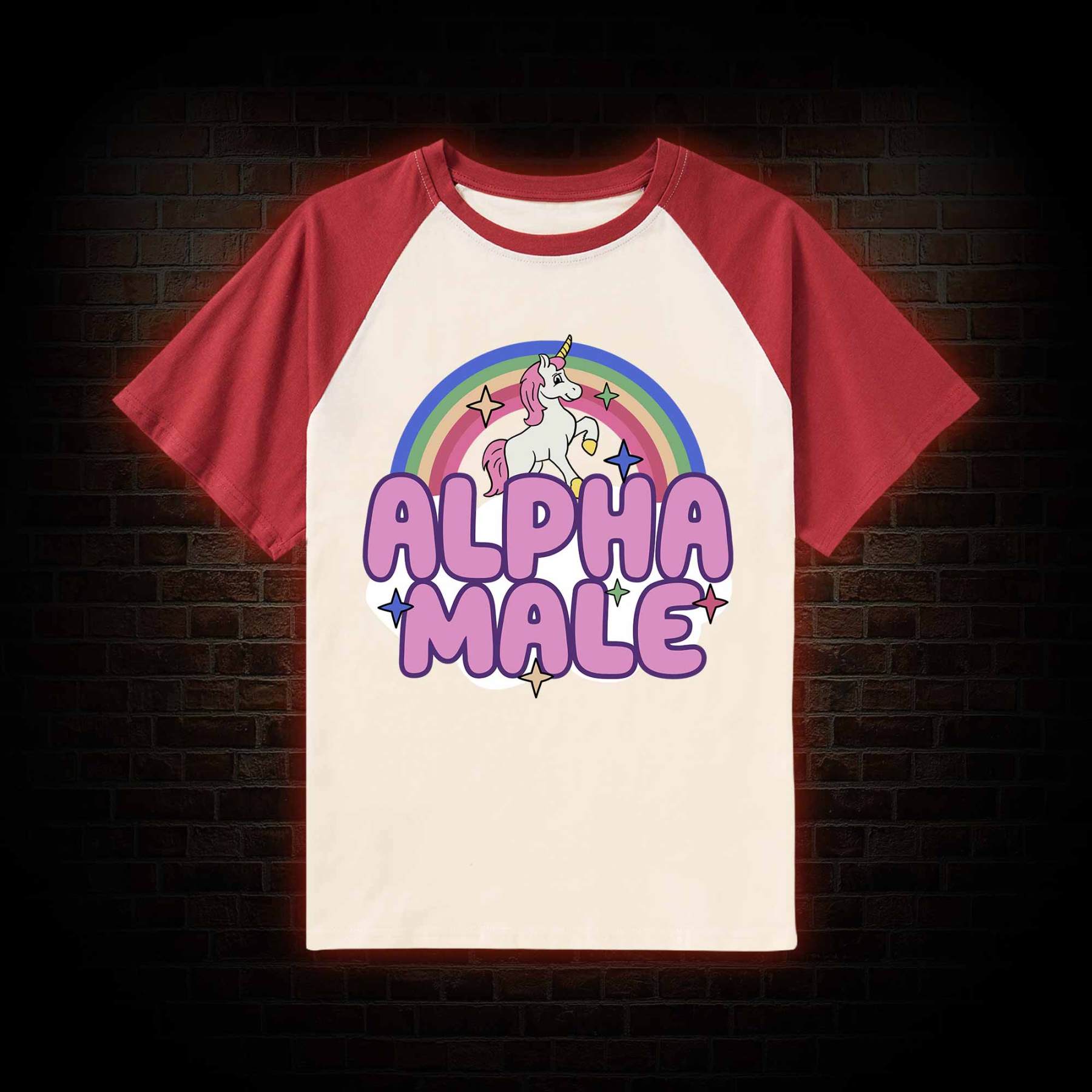 Alpha Male Raglan T-shirt