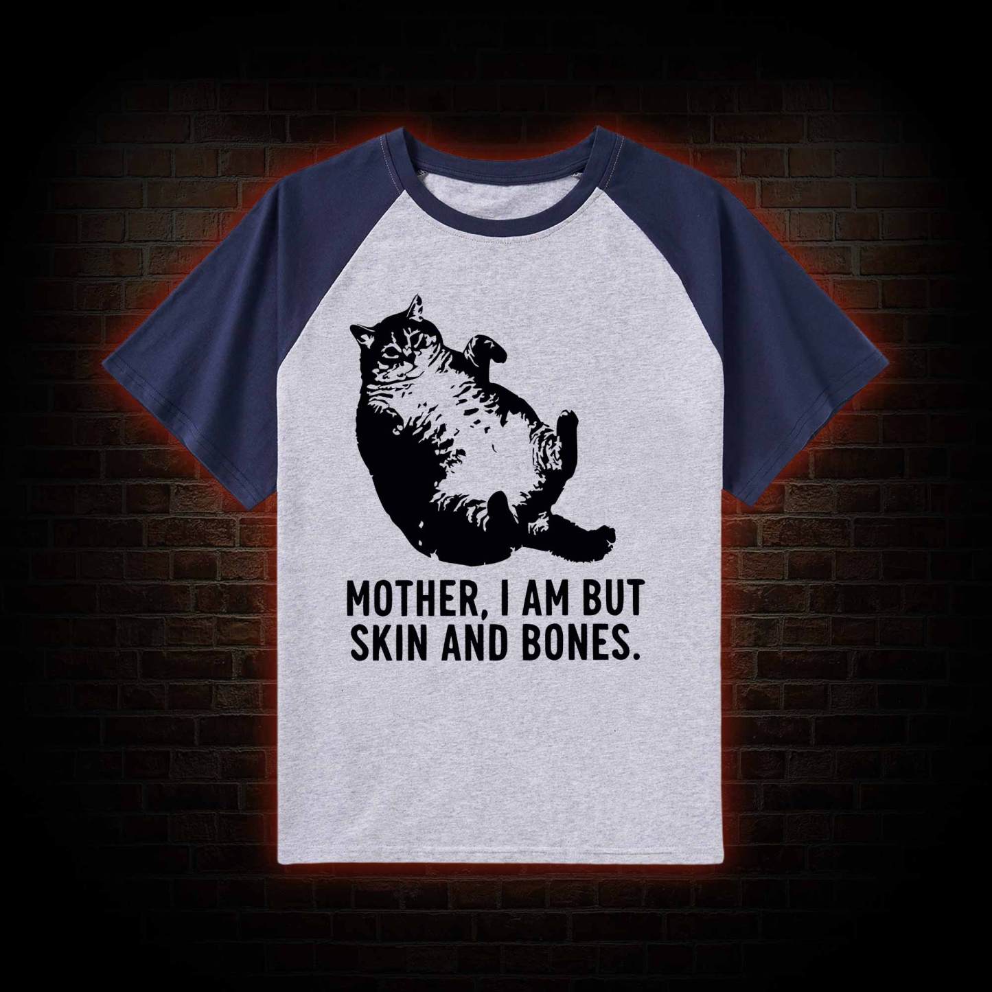 Mother I Am but Skin and Bones Raglan T-shirt