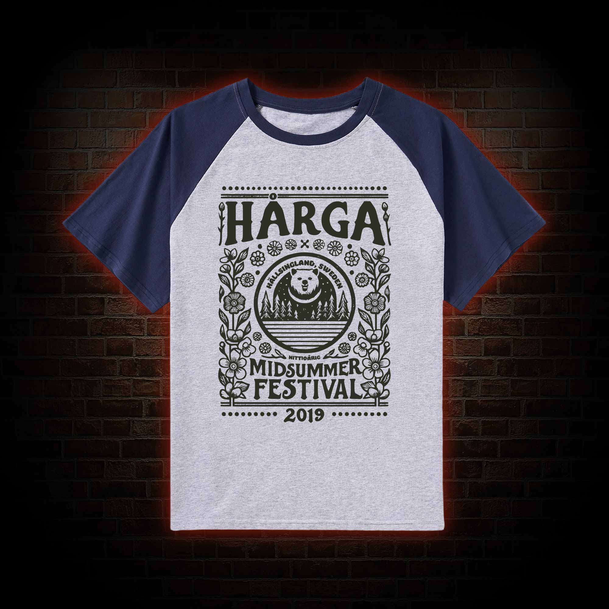 Midsummer Festival Raglan T-shirt