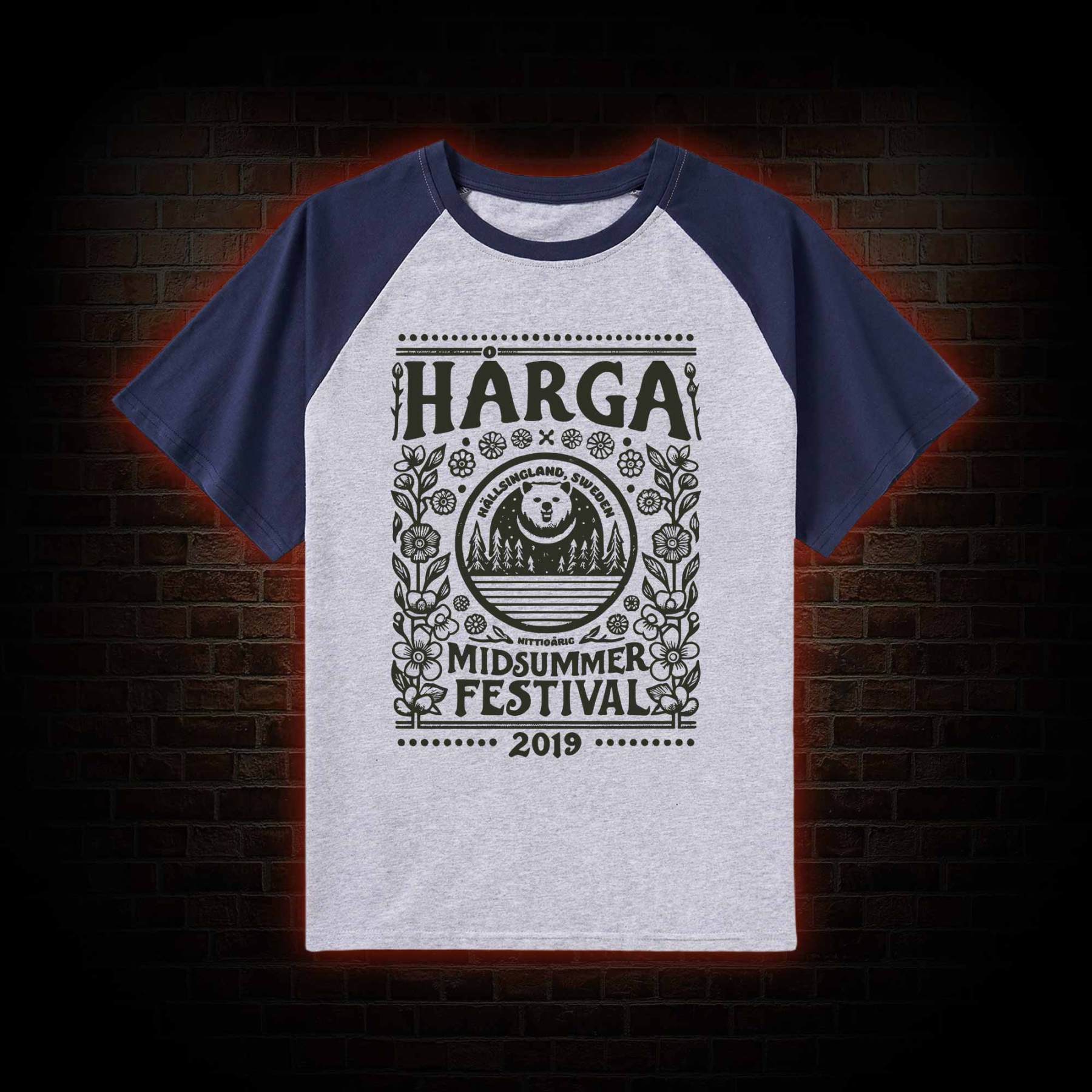 Midsummer Festival Raglan T-shirt