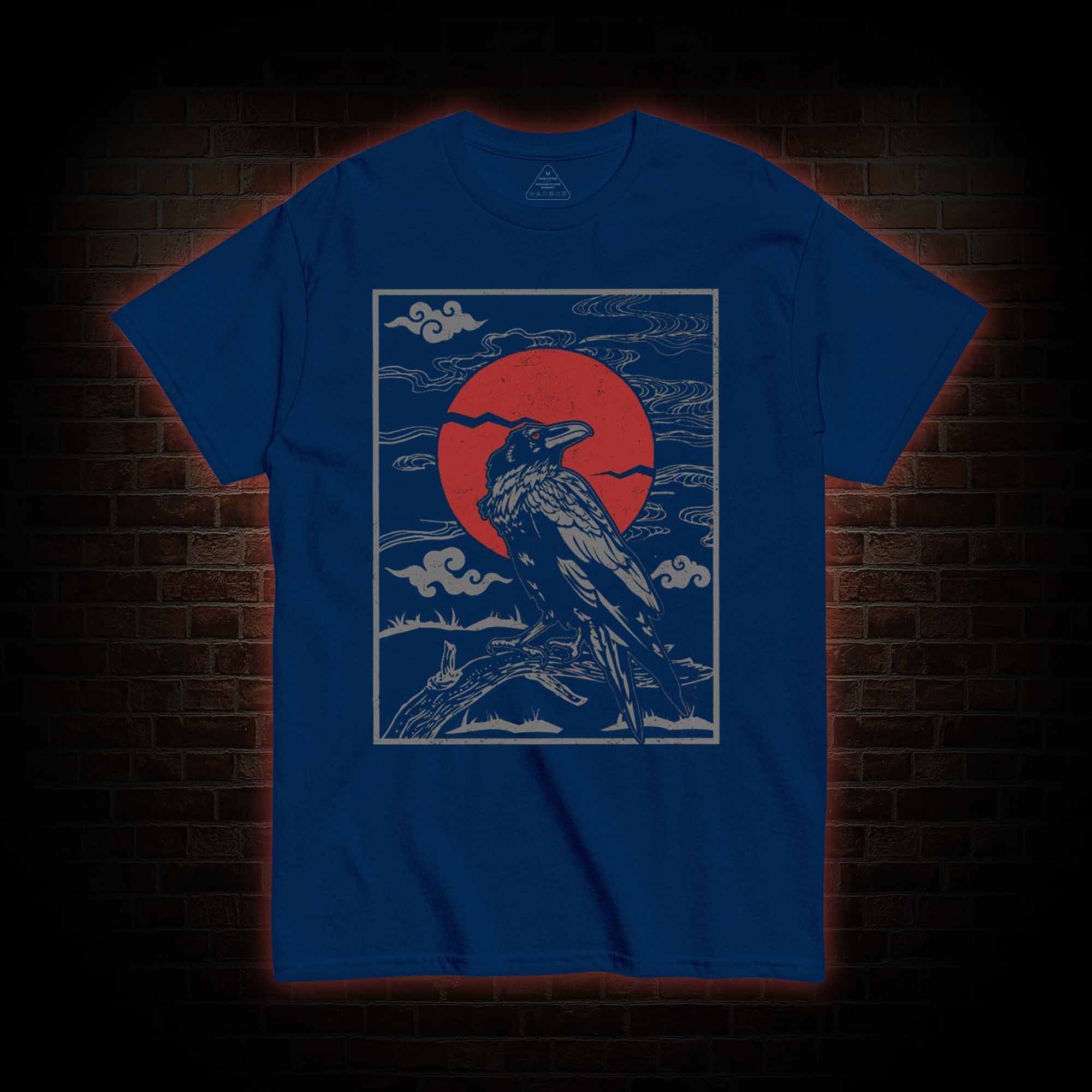 Raven Red Moon Tarot T-Shirt 