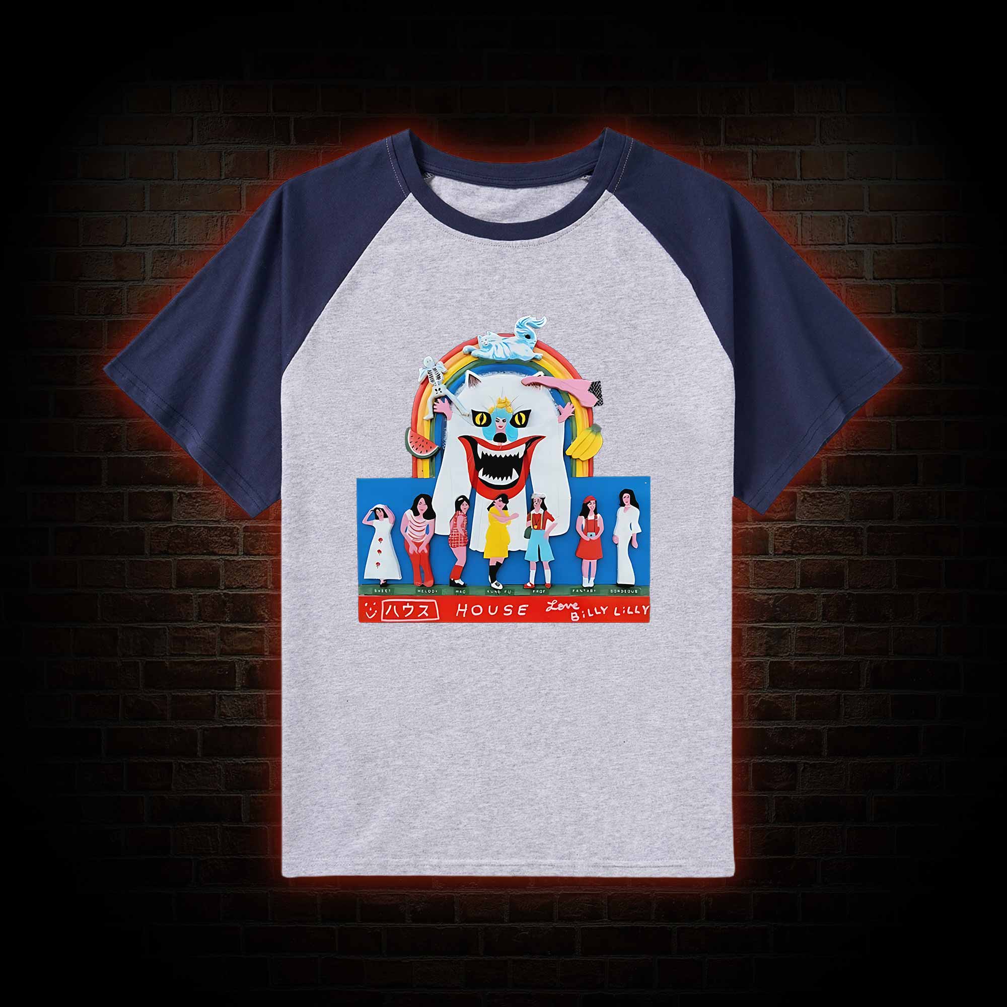 The Girls will Wake Up When They are Hungry Raglan T-shirt