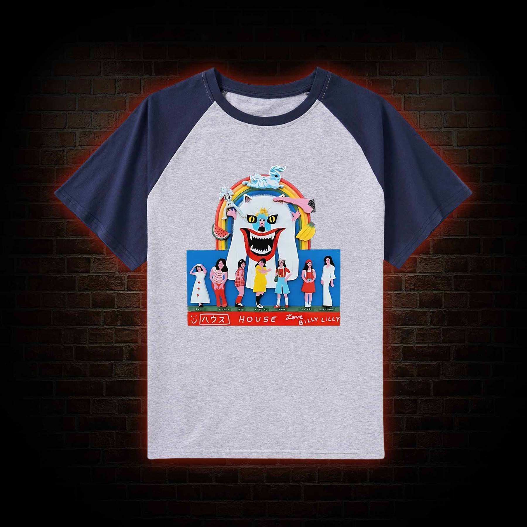 The Girls will Wake Up When They are Hungry Raglan T-shirt