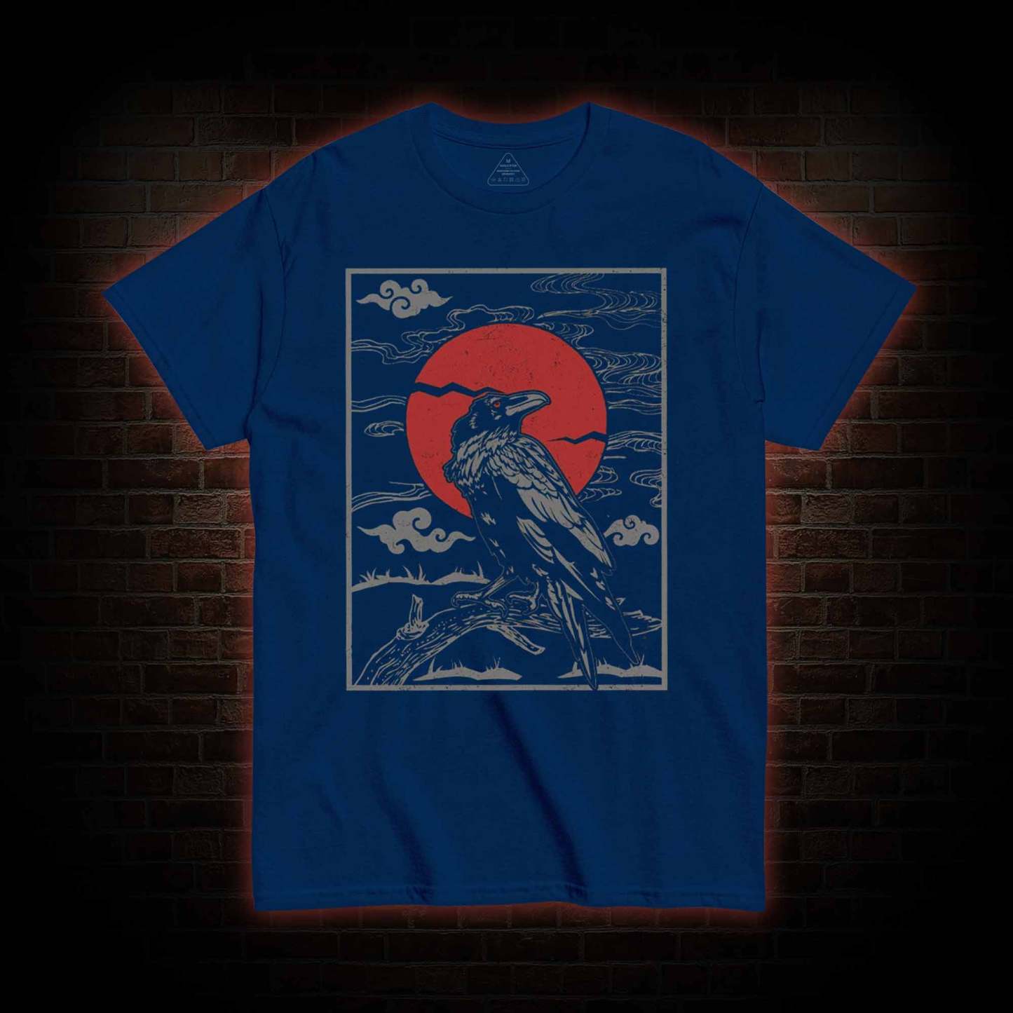 Raven Red Moon Tarot T-Shirt 