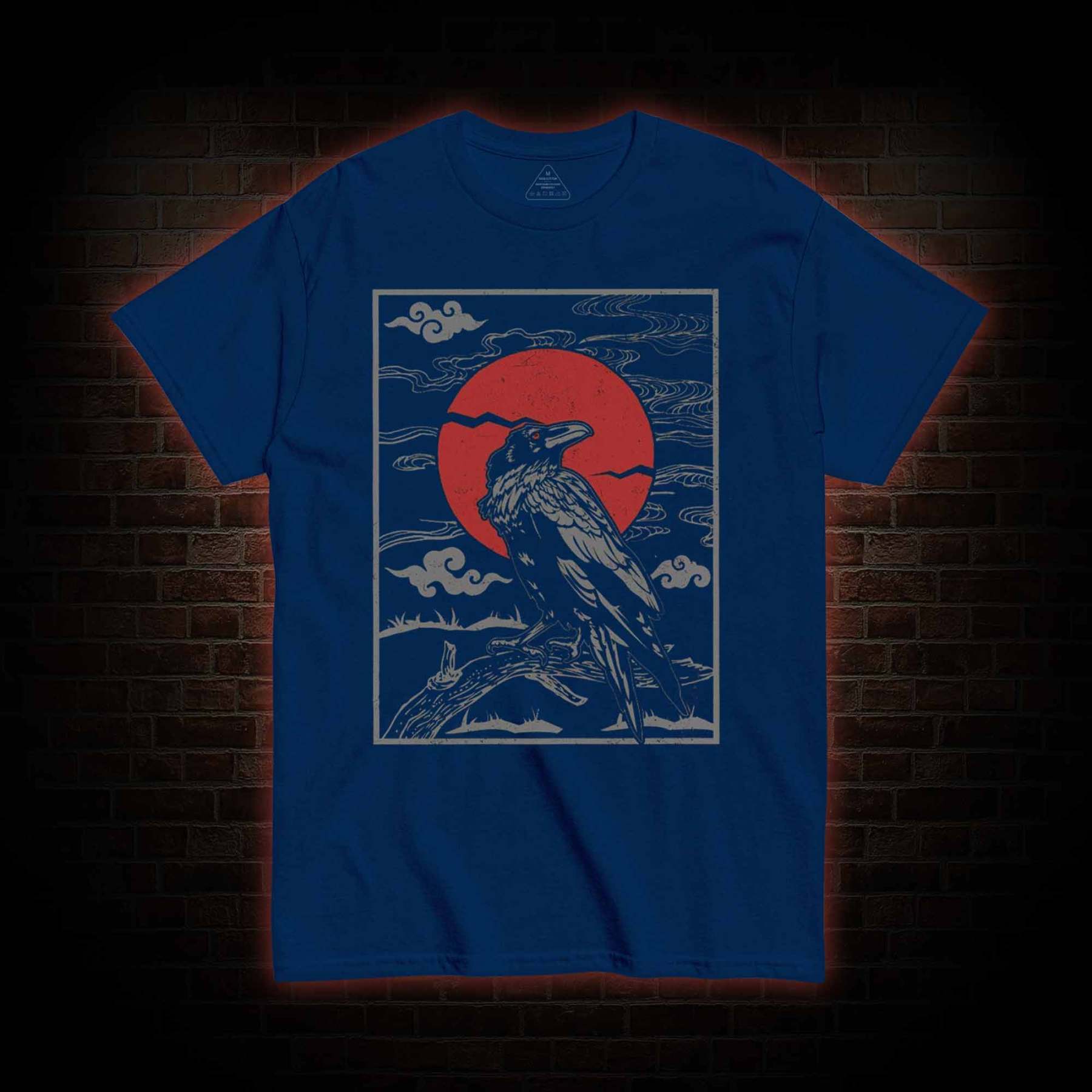 Raven Red Moon Tarot T-Shirt 