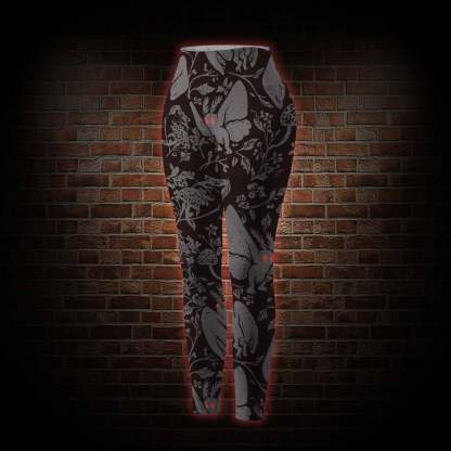 Mothman in the Jungle Women's Tight-Fitting Pants