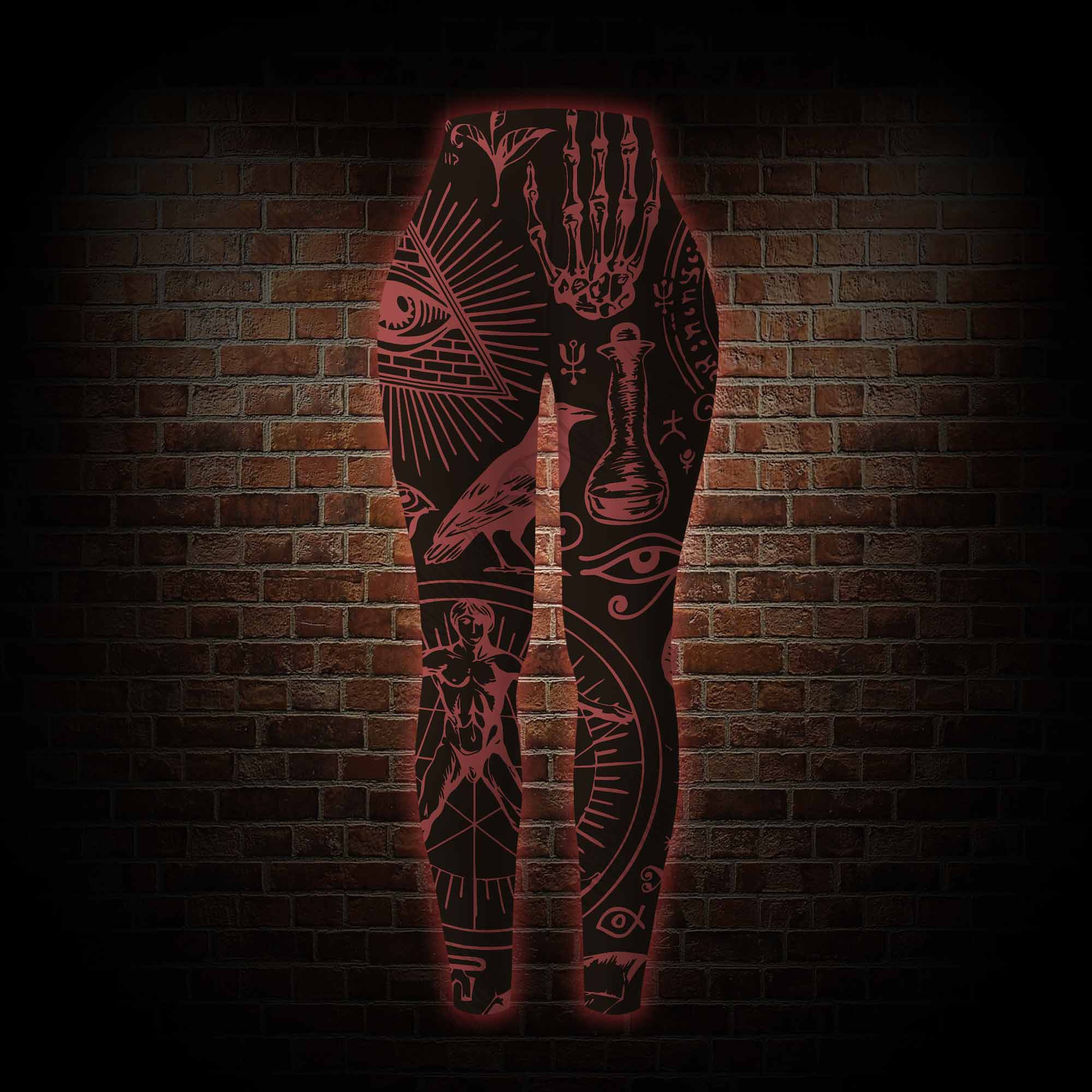 Occultism Women's Tight-Fitting Pants