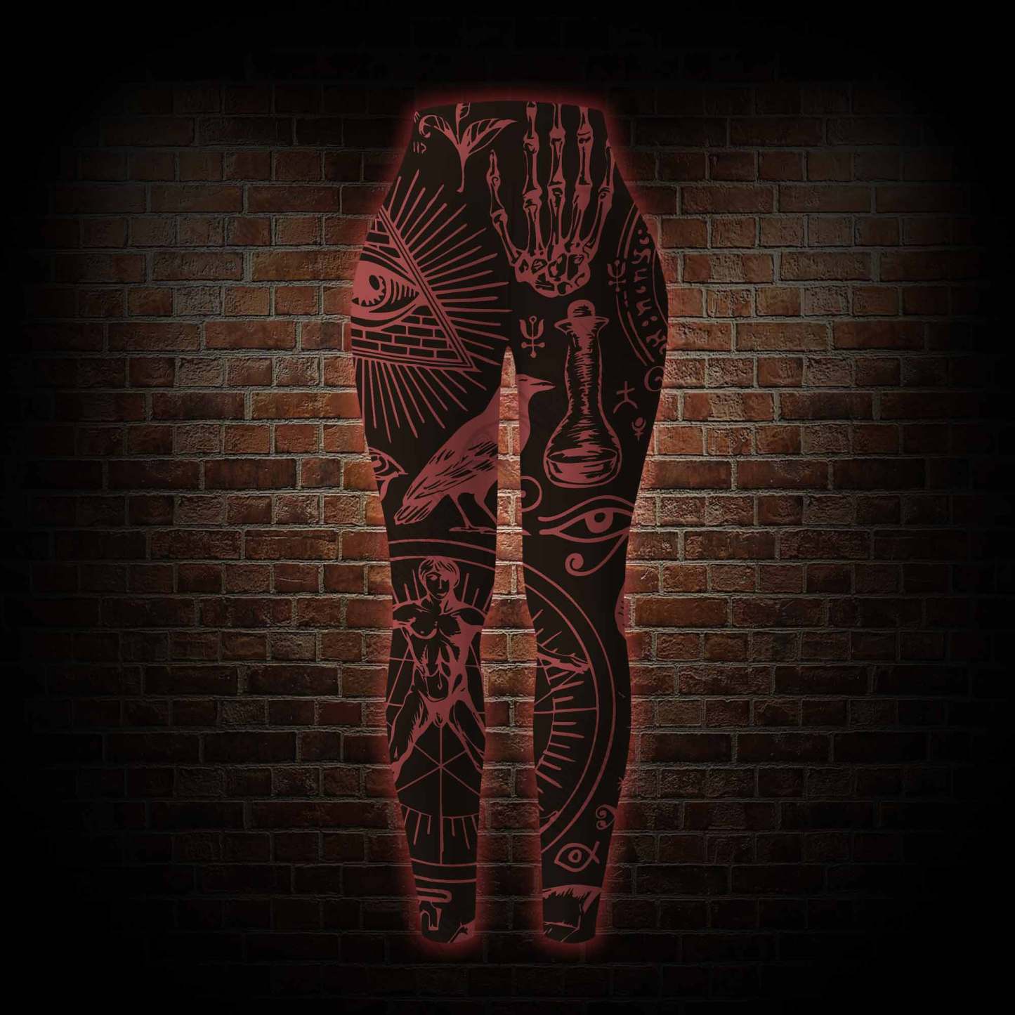 Occultism Women's Tight-Fitting Pants