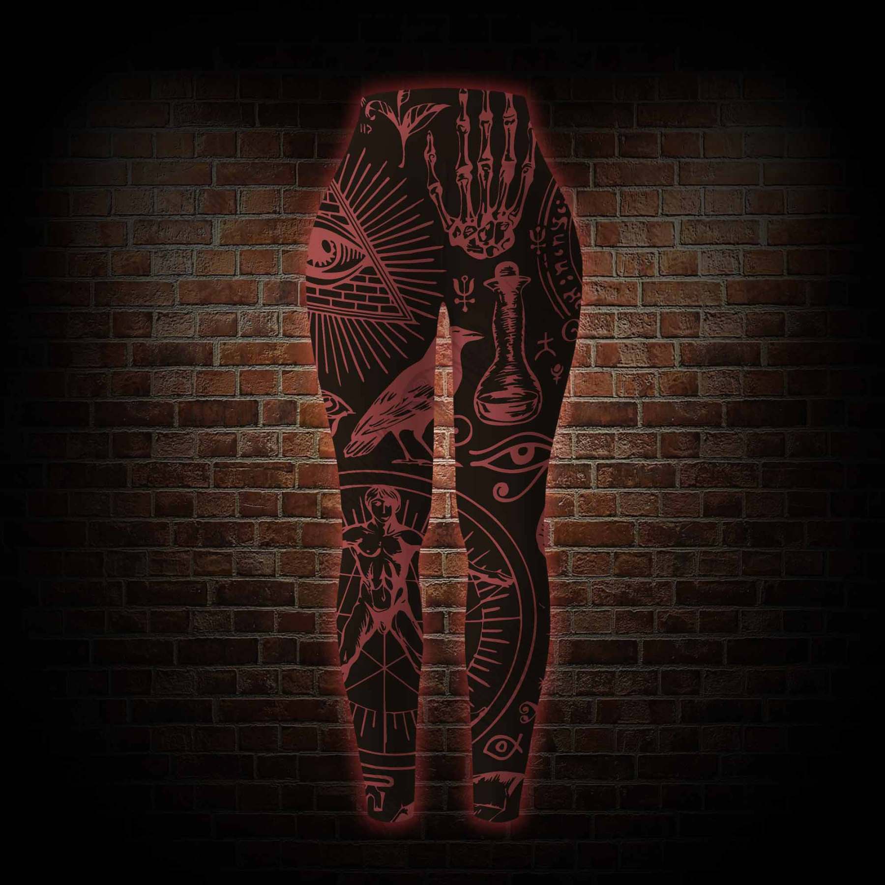 Occultism Women's Tight-Fitting Pants