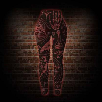 Occultism Women's Tight-Fitting Pants