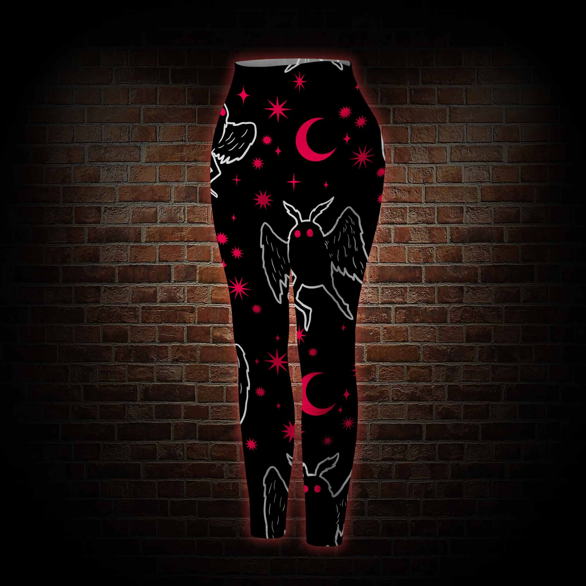Mothman Night Women's Tight-Fitting Pants