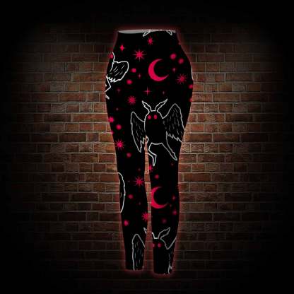 Mothman Night Women's Tight-Fitting Pants
