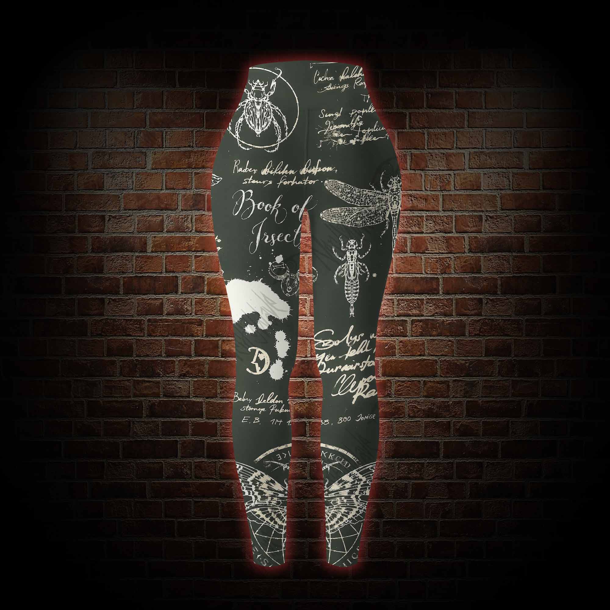 Retro Insects Women's Tight-Fitting Pants