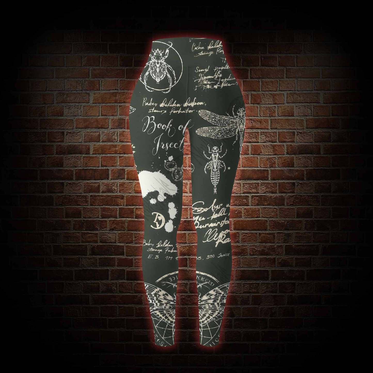 Retro Insects Women's Tight-Fitting Pants