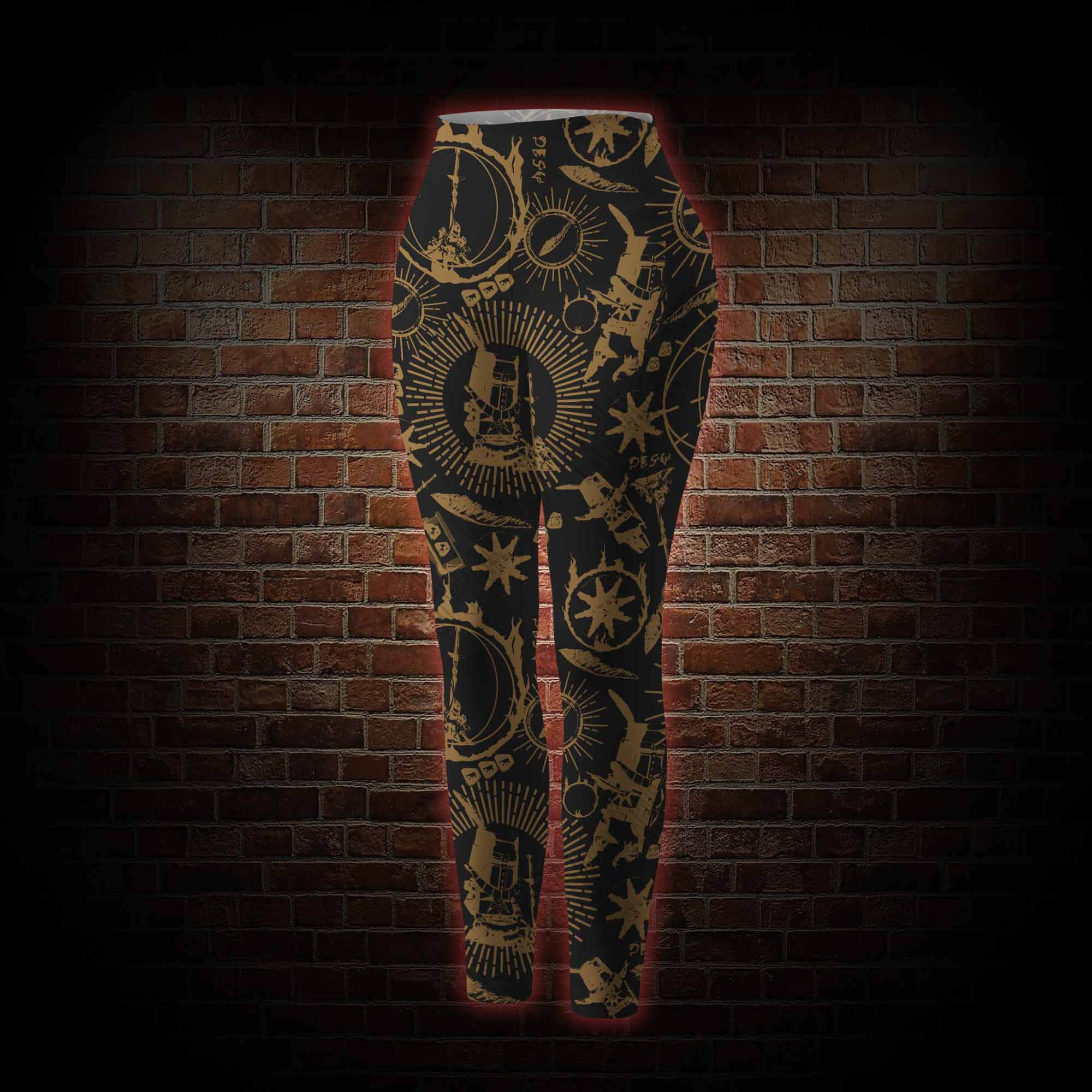 Retro Praise the Sun Women's Tight-Fitting Pants