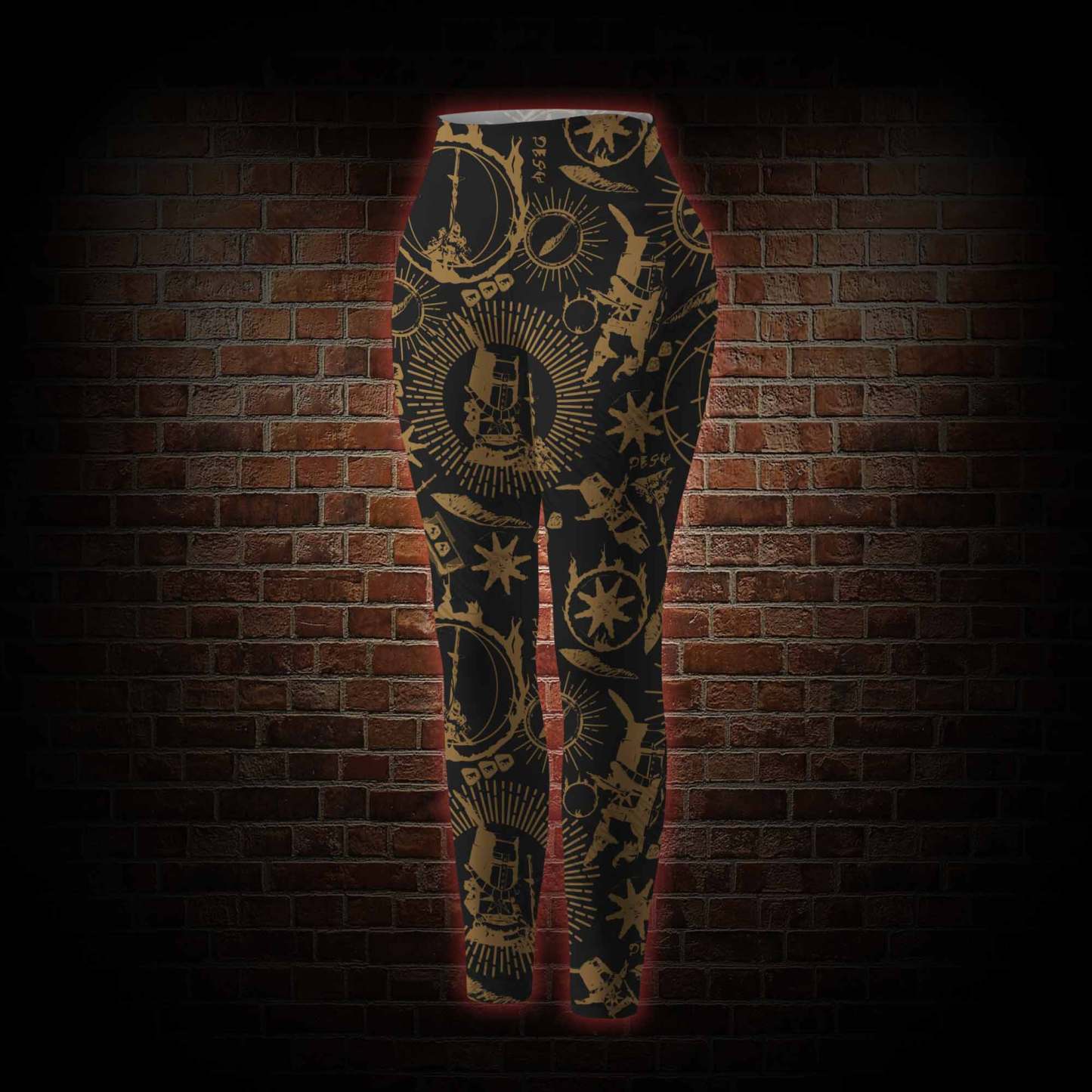 Retro Praise the Sun Women's Tight-Fitting Pants