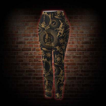 Retro Praise the Sun Women's Tight-Fitting Pants