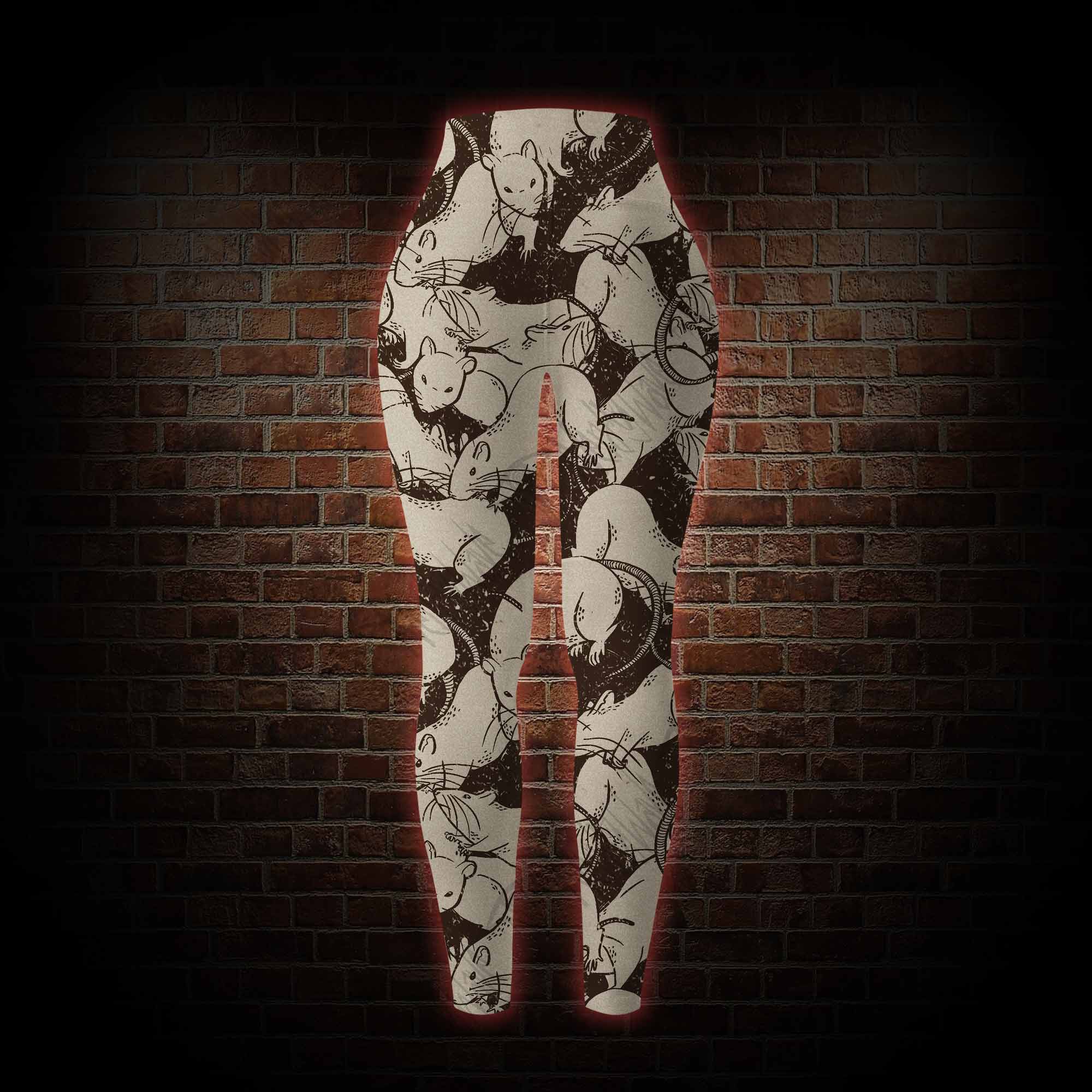 Black Death Women's Tight-Fitting Pants