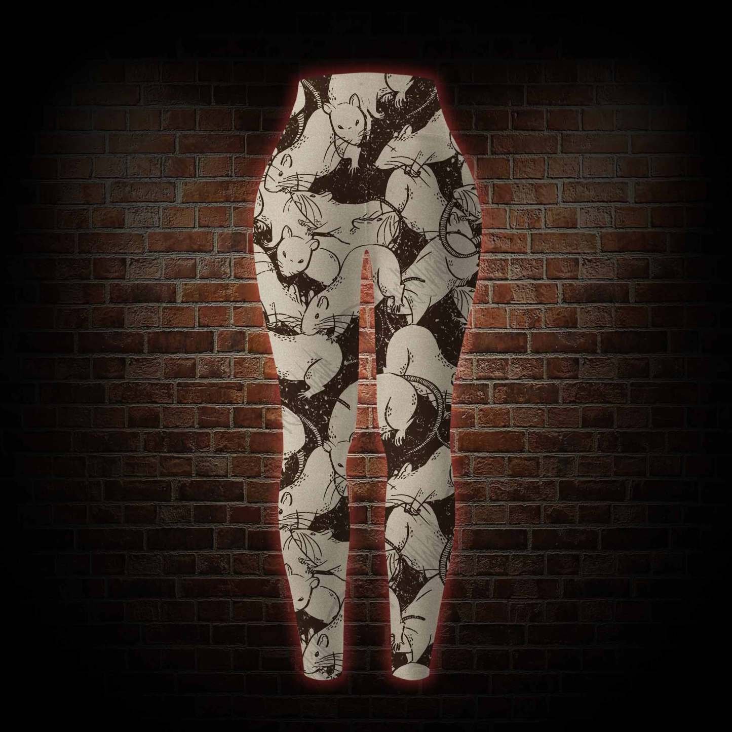 Black Death Women's Tight-Fitting Pants